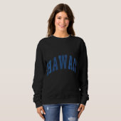 Sweatshirt Capitale vintage d'Hawaii (Devant entier)