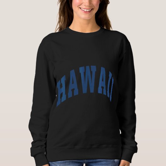 Sweatshirt Capitale vintage d'Hawaii (Devant)