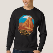 Sweatshirt Capitol Reef National Park Cathedral Valley Loop (Devant)