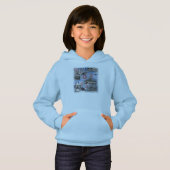 Sweatshirt capoté de filles du Cap (Devant entier)