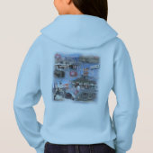 Sweatshirt capoté de filles du Cap (Dos)