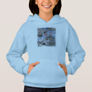 Sweatshirt capoté de filles du Cap