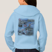 Sweatshirt capoté de filles du Cap (Dos)