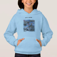 Sweatshirt capoté de filles du Cap
