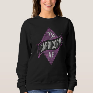 Sweatshirt Capricorn Af Astrologie Capricorn Zodiac Anniversa