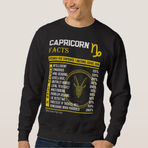 Sweatshirt Capricorn Faits merveilleux signe Zodiac Capricorn