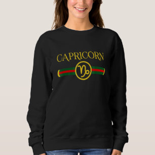 Sweatshirt Capricorn Zodiac Mai Avril Anniversaire Art Graphi