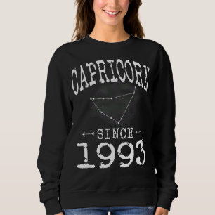 Sweatshirt Capricorne depuis 1993 Constellation Capricorne