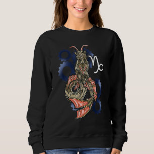 Sweatshirt Capricorne Horoscope Inspiré Capricorne Symbole Re