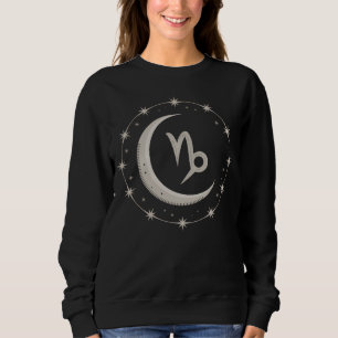 Sweatshirt Capricorne Lune : un symbole céleste