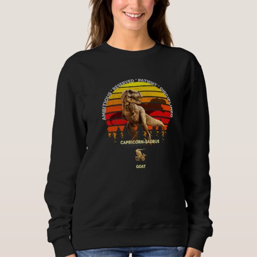 Sweatshirt Capricorne Saurus Zodiac Chèvre (22 déc. 19 janv.) (Devant)