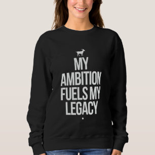 Sweatshirt Capricorne Zodiac Mon Ambition Fusionne Mon Hérita
