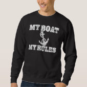 Sweatshirt Captain Of The Boat (Devant)