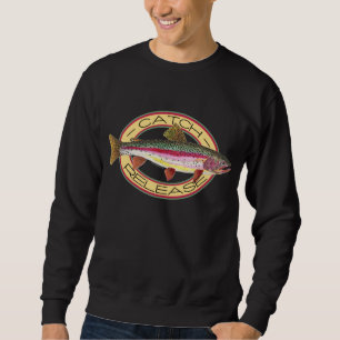 Sweatshirt Capture et rejet de truites arc-en-ciel