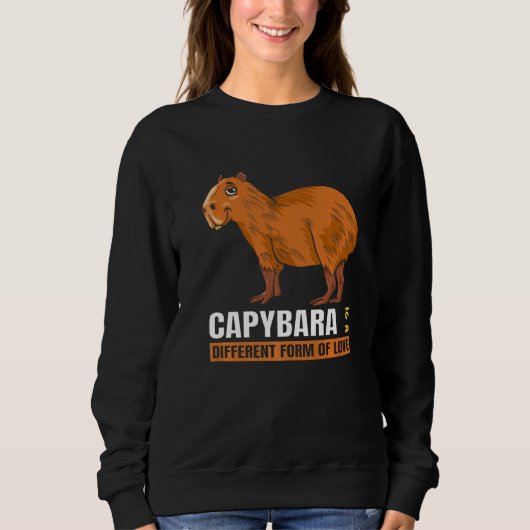 Sweatshirt Capybara animale (Devant)