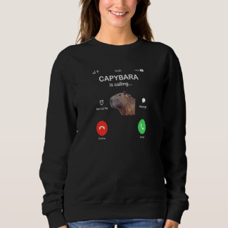 Sweatshirt Capybara Appelle Animal