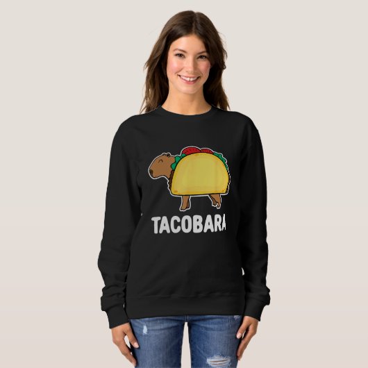 Sweatshirt capybara capybara in a taco (Devant entier)