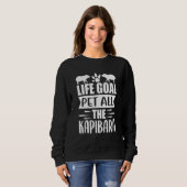 Sweatshirt Capybara Giant Rodent Pour kapibara 7 (Devant entier)