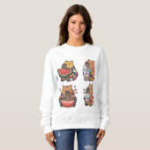 Sweatshirt Capybara-kun loves Japan (Devant entier)