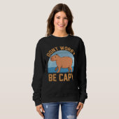 Sweatshirt Capybara meme  Be Capy (Devant entier)