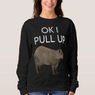 Sweatshirt Capybara Meme Tirer De Mignons Rongeurs Animaux Ma