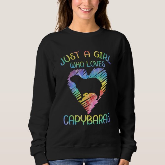 Sweatshirt Capybara Outfit for Capybara Lovers Apparel Women  (Devant)