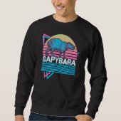 Sweatshirt Capybara Retro (Devant)