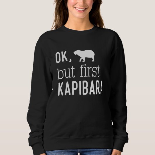 Sweatshirt Capybara Rodent Géant Pour kapibara 31 (Devant)