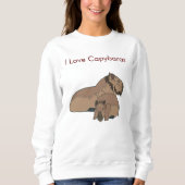 Sweatshirt Capybara Shirt (Devant)