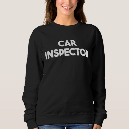 Sweatshirt Car Inspector (Devant)