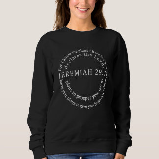 Sweatshirt Car Je Connais Les Plans Que J'Ai Pour Vous La Bib
