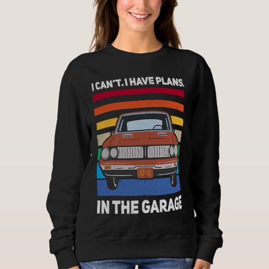 Sweatshirt Car Mechanic Garage  Diesel  & Car Mechanic (Devant)