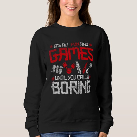 Sweatshirt Car Tuning Motorsport (Devant)