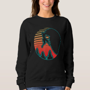 Sweatshirt Carabinier Felskletterer Klettern Bouldern Wandere