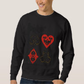 Sweatshirt Card Games Poker Champ (Devant)