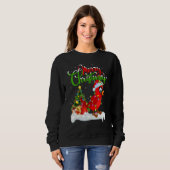 Sweatshirt Cardinal Bird  Xmas Decoration Santa Cardinal Chri (Devant entier)