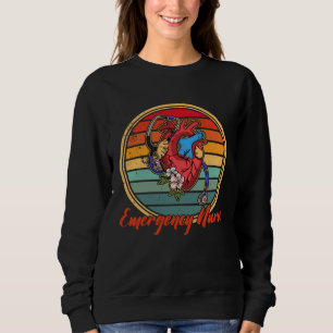 Sweatshirt Cardiologie Cardiologue Cardiographe Infirmière Pr