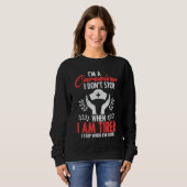 Sweatshirt Caregivers Don't Stop When Tired Job Nurse Practit (Devant entier)