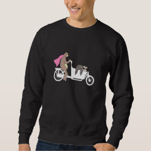 Sweatshirt Cargo Bike Sloth Dutch Bike