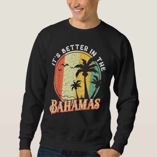 Sweatshirt Caribbean Island Summer Vacation It s Better In Th (Devant)