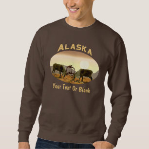 Sweatshirt Caribou Duel - Alaska