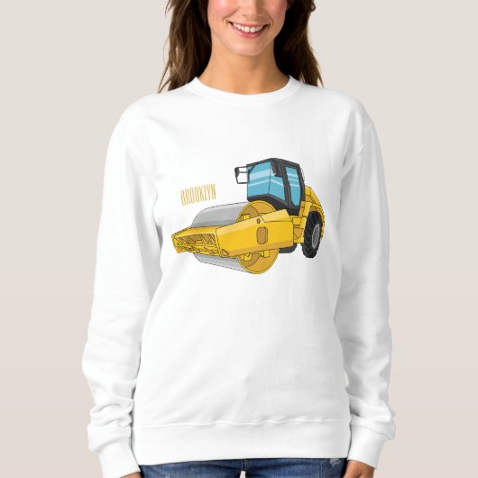 Sweatshirt Caricature à rouleaux de route (Devant)