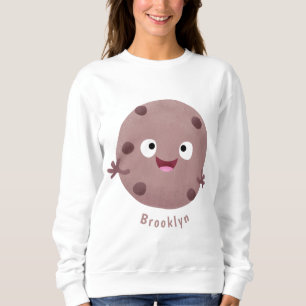 Sweatshirt Caricature de biscuit à puce en chocolat