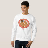 Sweatshirt Caricature de Churro (Devant entier)