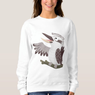 Sweatshirt Caricature de kookaburra drôle et drôle