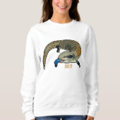 Sweatshirt Caricature en bleu (Devant)