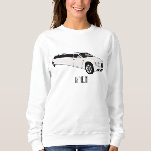 Sweatshirt Caricature limousine (Devant)