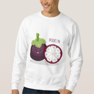 Sweatshirt Caricature mignonne mauve mangouste