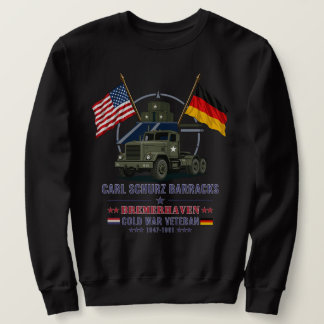 Sweatshirt Carl Schurz Caserne Bremerhaven Vétéran de la Guer