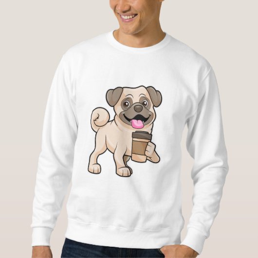 Sweatshirt Carlin avec café pour aller (Devant)
